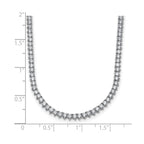 Lab-Grown Diamond Tennis Necklace in 14K White Gold (8 1/10 ct. tw.), 20 Inch - Sophia Jewelers