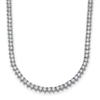 Lab-Grown Diamond Tennis Necklace in 14K White Gold (8 1/10 ct. tw.), 20 Inch - Sophia Jewelers