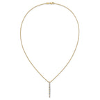 Lab-Grown Diamond Slide Necklace in 14K Yellow Gold (1 ct. tw.), 18 Inch - Sophia Jewelers