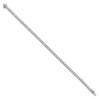 14k White Gold 16 7/8 carat Lab Grown Diamond VS/SI+ G+ Complete Convertible Tennis Necklace and Bracelet