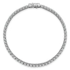 14k White Gold 16 7/8 carat Lab Grown Diamond VS/SI+ G+ Complete Convertible Tennis Necklace and Bracelet