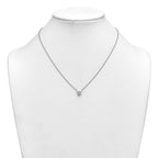 14kw Heart Certified Lab Grown VS/SI+ G+ Complete Diamond Pendant with Chai