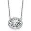 14kw 4ct Oval Bezel Mounting (No Stone Included)