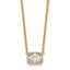 14k 1ct Radiant Bezel Mounting (No Stone Included)