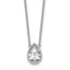 14kw 1 1/2ct Pear Bezel Mounting (No Stone Included)
