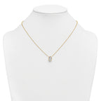 14k 2 carat Certified Lab Grown Diamond VS+ F+ Pear Complete 18 inch Bezel Set Solitaire Necklace
