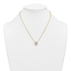 14k 2 1/2 carat Certified Lab Grown Diamond VS+ F+ Round Complete Bezel Set 18 inch Necklace