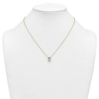 14k 1 1/2 carat Certified Lab Grown Diamond VS+ F+ Oval Complete Four Prong 18 inch Pendant Necklace