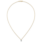 14k 1/2 carat Lab Grown Diamond VS+ F+ Pear Complete 18 inch Four Prong Pendant Necklace