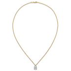 14k 3 carat Certified Lab Grown Diamond VS+ F+ Pear Complete 18 inch Four Prong Pendant Necklace