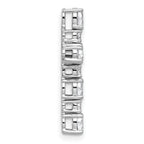 14k White Gold 1 carat Lab Grown Diamond VS/SI+ G+ Complete Cross Chain Slide Pendant