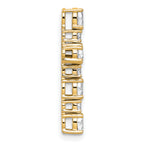 14k 1 carat Lab Grown Diamond VS/SI+ G+ Complete 18 inch Cross Chain Slide Pendant Necklace