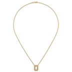14k 1/3 carat Lab Grown Diamond VS+ F+ Complete Letter O 18 inch Initial Necklace