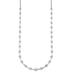 14k White Gold 2 carat Lab Grown Diamond VS+ F+ Complete 18 inch Fashion Tennis Necklace