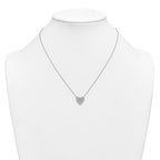 14kw 1/2 ctw Lab Grown Diamond VS+ F+ Round Cluster Necklace