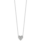 14kw 3/4 ctw Lab Grown Diamond VS+ F+ Round Cluster Necklace