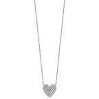14kw 1 ctw Lab Grown Diamond VS+ F+ Round Cluster Necklace