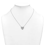 14kw 1 ctw Lab Grown Diamond VS+ F+ Round Cluster Necklace