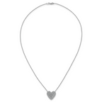 14kw 1 ctw Lab Grown Diamond VS+ F+ Round Cluster Necklace