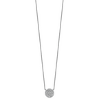 14kw 1/2 ctw Lab Grown Diamond VS+ F+ Heart Cluster Necklace