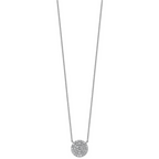 14kw 3/4 ctw Lab Grown Diamond VS+ F+ Heart Cluster Necklace