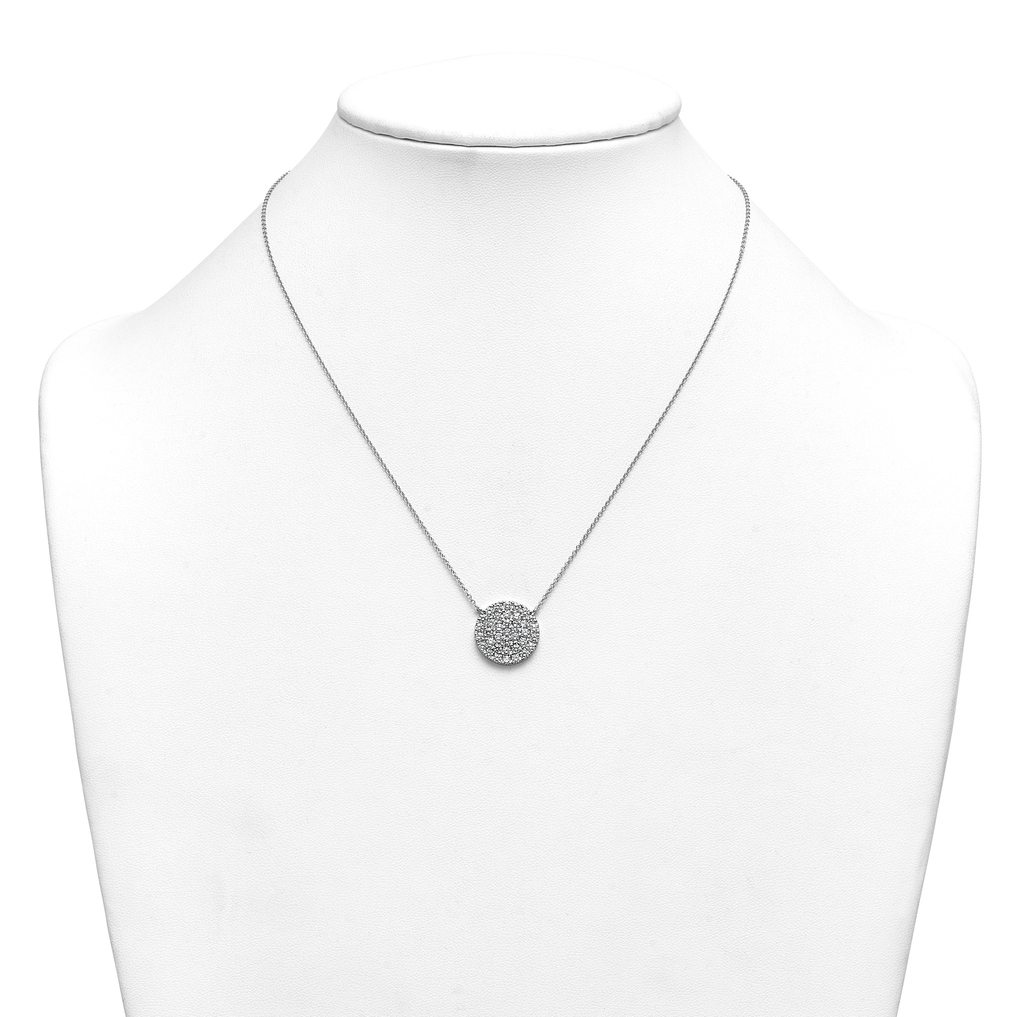 14kw 1 1/2 ctw Lab Grown Diamond VS+ F+ Heart Cluster Necklace