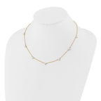 14k 1 carat Lab Grown Diamond VS/SI+ G+ Seven Station 18 inch Necklace