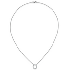 14k 1/4 carat Lab Grown Diamond VS/SI+ G+ 18 inch Round Pendant Necklace