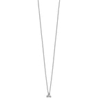 Lab-Grown Diamond Cluster Necklace in 14K White Gold (3/8 ct. tw.), 18 Inch - Sophia Jewelers