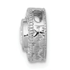 14k White Gold 1/2 carat Lab Grown Diamond VS/SI+ G+ Round Complete Halo Chain Slide Pendant