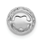 14k White Gold 3/8 carat Lab Grown Diamond VS/SI+ G+ Complete Vibrant Chain Slide Pendant