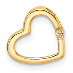 10k Heart Chain Slide Mounting (No Stone Included)