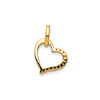 Diamond Heart Pendant in 14K Yellow Gold (1/15 ct. tw.) - Sophia Jewelers