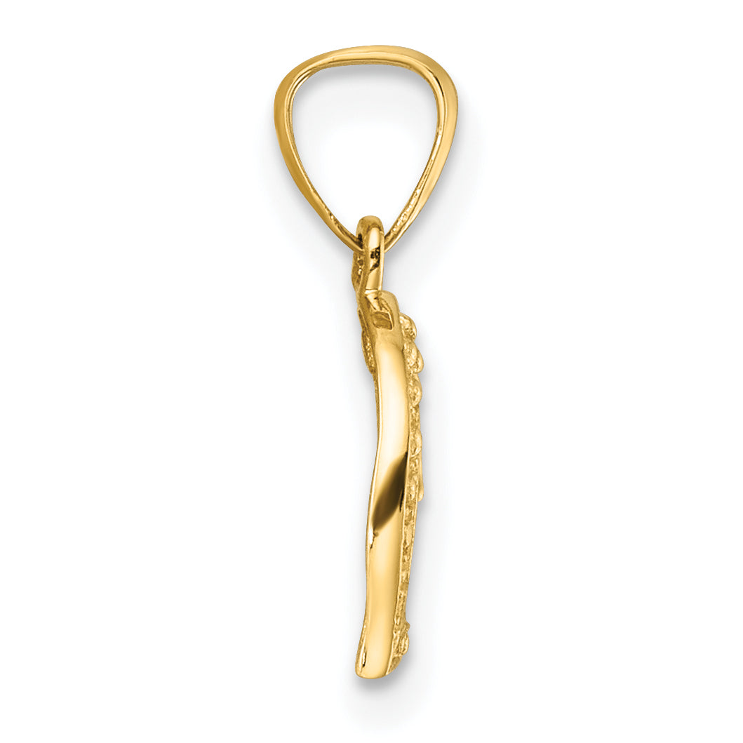 14k  .01ct. Diamond Heart Pendant