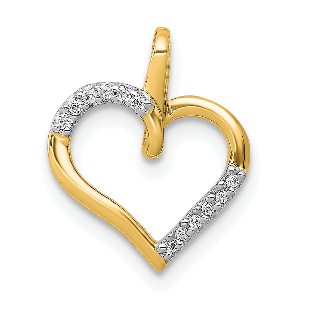 10K Diamond Heart Pendant Main image