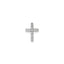 Diamond Latin Cross Chain Slide in 14K White Gold (1/10 ct. tw.) - Sophia Jewelers