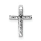 14k White Gold 1/5 carat Lab Grown Diamond VS/SI+ G+ Complete Chain Slide Pendant