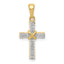 10K 1/6ct. Diamond Latin Cross Pendant