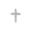 Diamond Cross Chain Slide in 14K White Gold (3/8 ct. tw.) - Sophia Jewelers