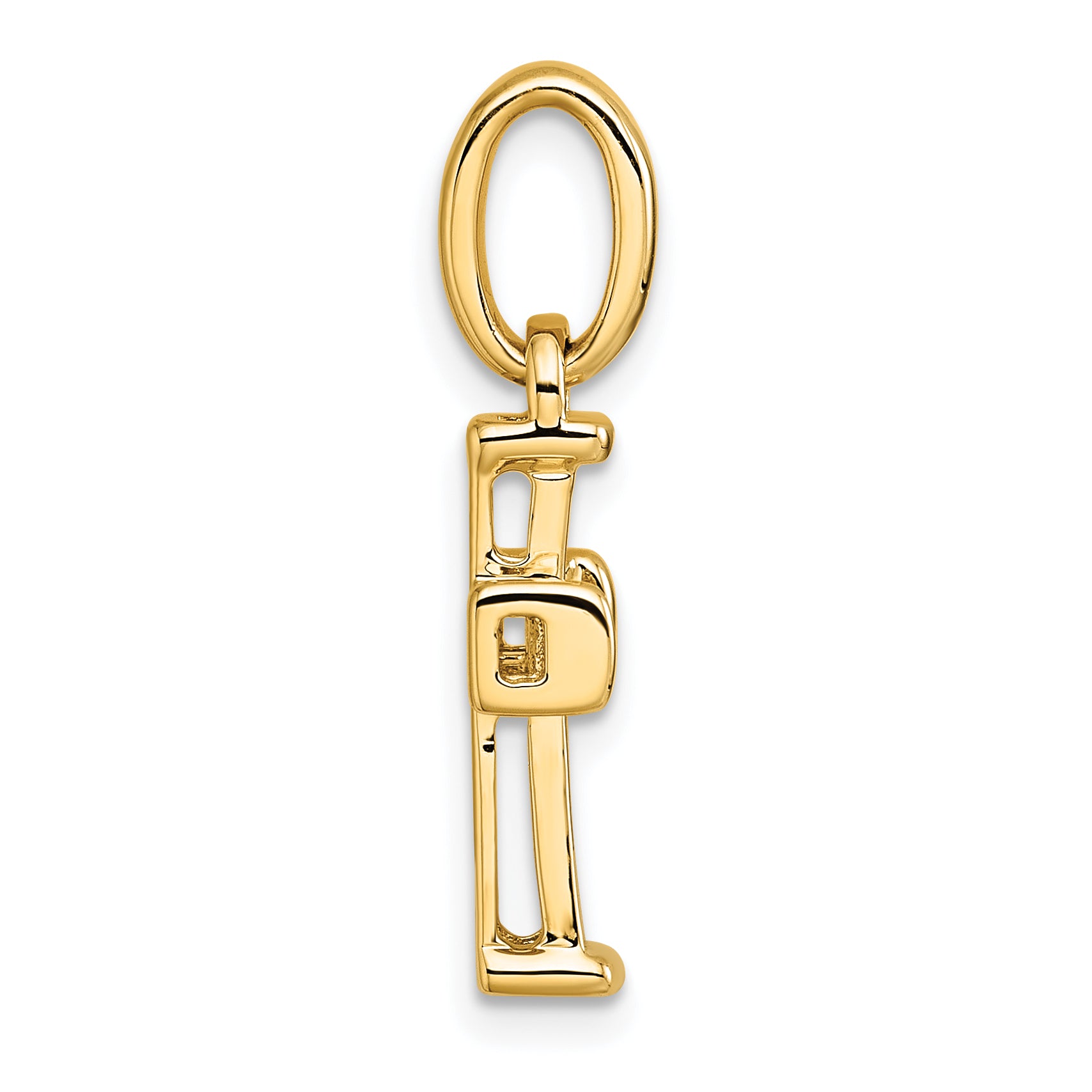14k Small Diamond Latin Cross Pendant Secondary image