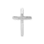 Diamond Cross Chain Slide in 14K White Gold (1/20 ct. tw.) - Sophia Jewelers