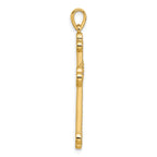 14k 1/4ct. Diamond Cross Pendant