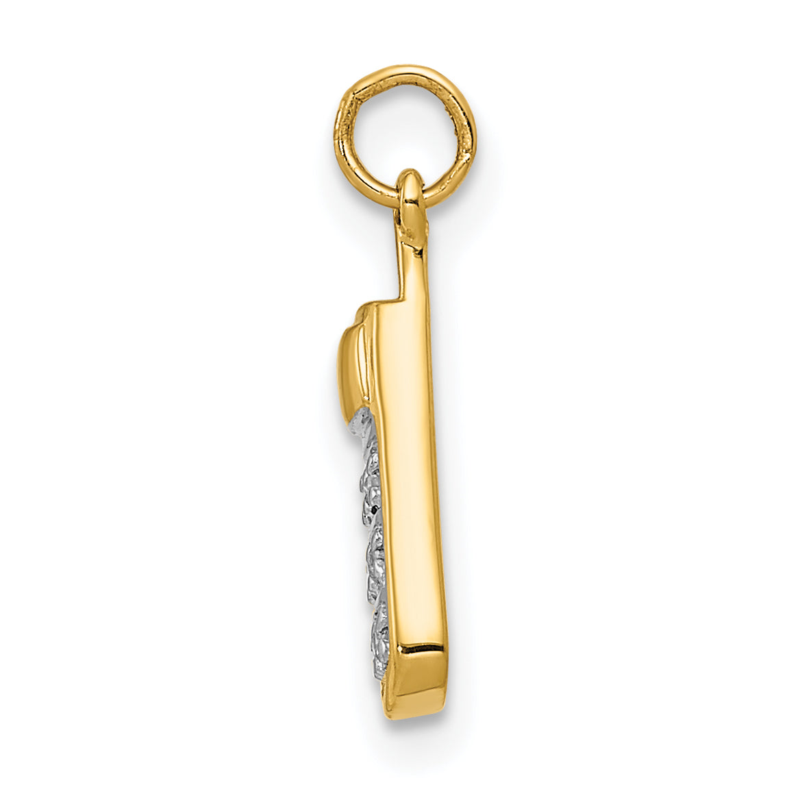 14k Diamond Cell Phone Charm Secondary image