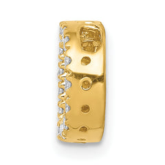 10K  Diamond Letter D Initial Charm