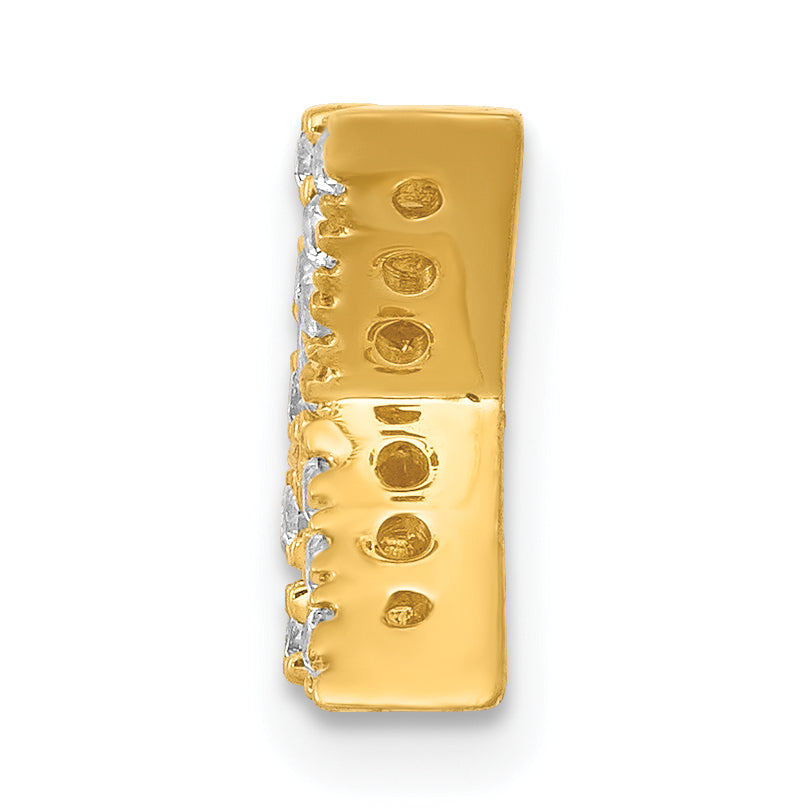 10K  Diamond Letter K  Initial Charm