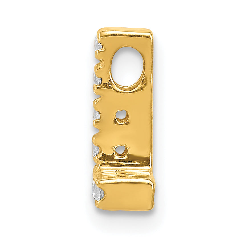 10K  Diamond Letter L Initial Charm Secondary image