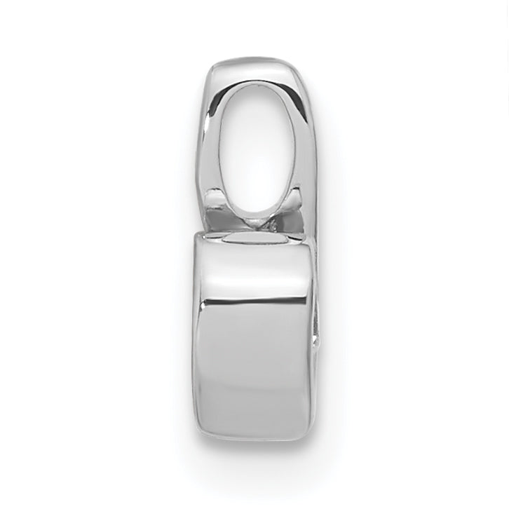 14k White Gold 1/6 carat Lab Grown Diamond VS/SI+ G+ Complete Fashion Pendant Secondary image