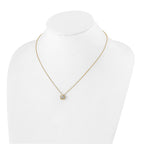 Lab-Grown Diamond Floral Necklace in 14K Yellow Gold (1/2 ct. tw.), 18 Inch - Sophia Jewelers