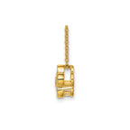 Lab-Grown Diamond Floral Necklace in 14K Yellow Gold (1/2 ct. tw.), 18 Inch - Sophia Jewelers