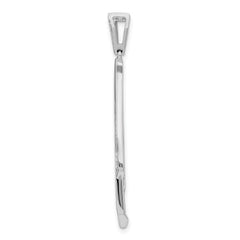 14k White Gold 1/4 carat Lab Grown Diamond VS/SI+ G+ Fashion Pendant